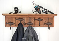 fish coat rack