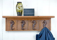 Sea horse coat rack