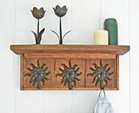 sun coat rack with shelf wall mounted