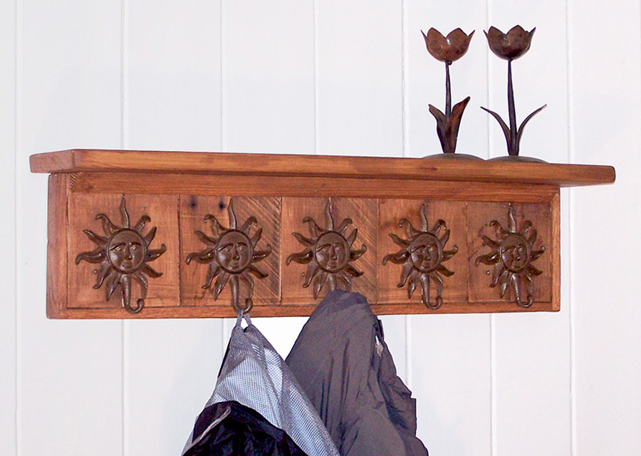 wine rack long driftwood